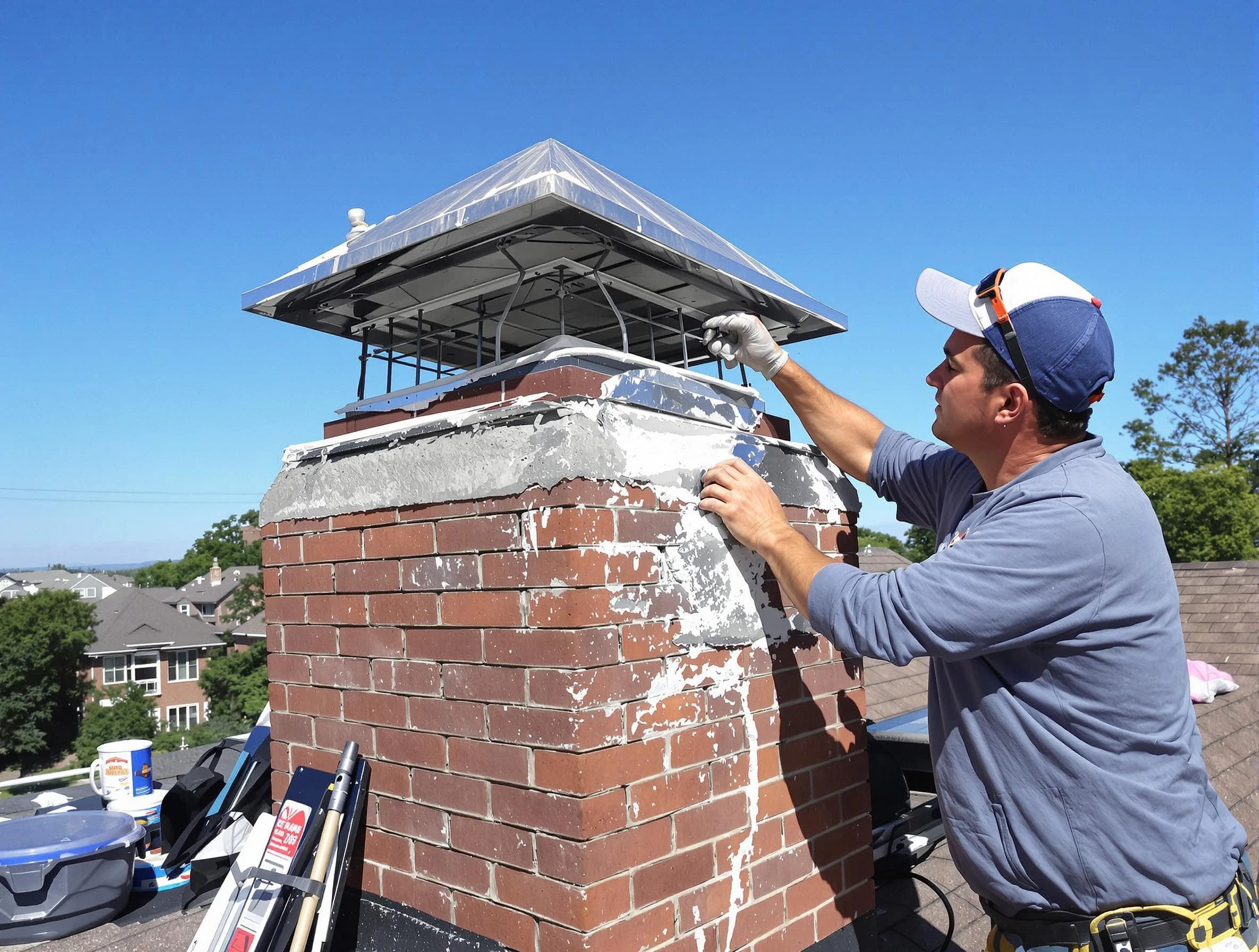 Chimney Crown Services service in Gardendale, AL